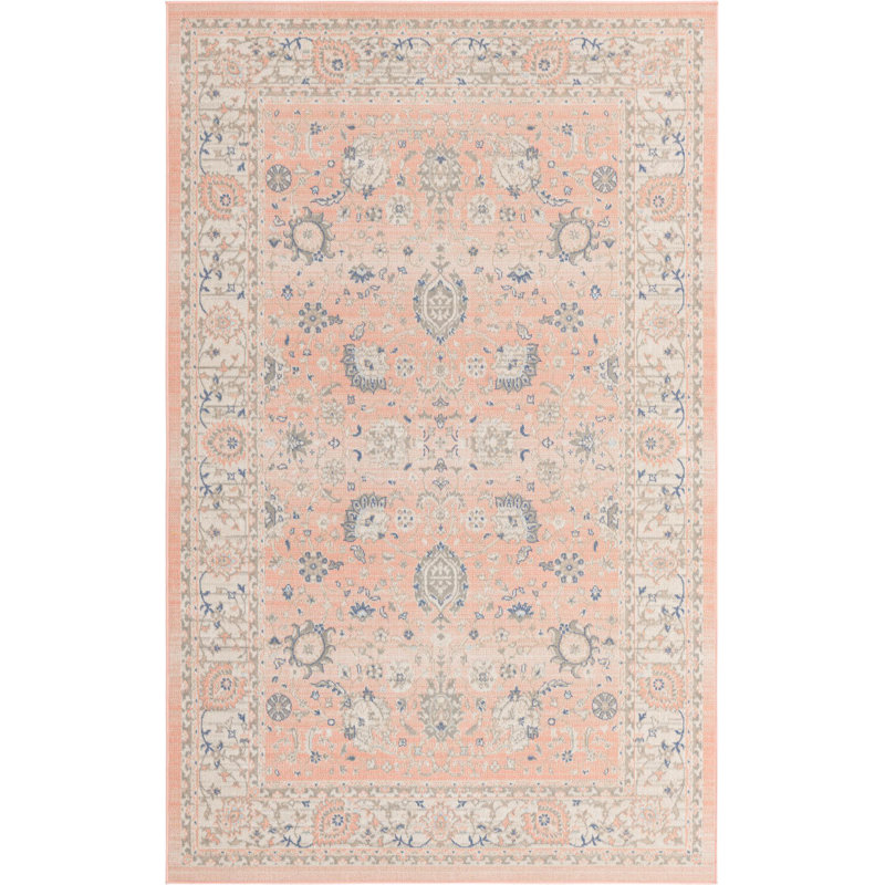 Denena Oriental Indoor Rug, Rectangle 5' x 8'