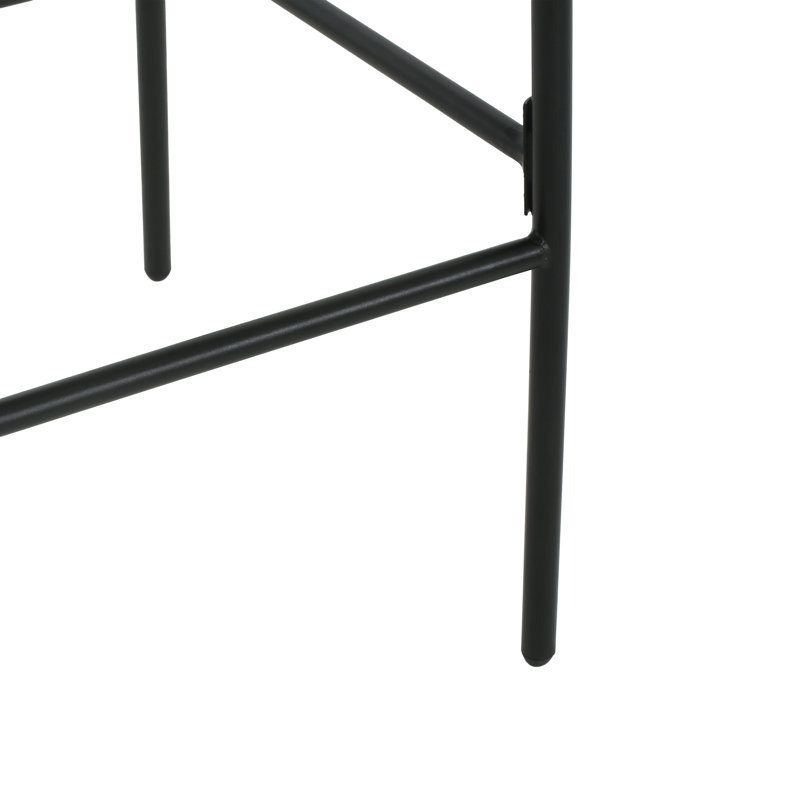 Tabouret de bar d'extérieur brun en corde