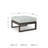 Iovanna Outdoor Ottoman With Cushion
