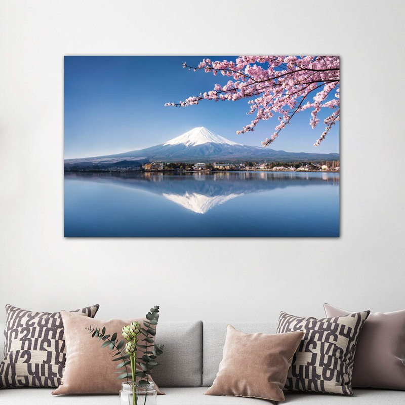 Mount Fuji In Spring by Jan Becke - Wrapped Canvas Print, 152.5 cm H x 101.5 cm W