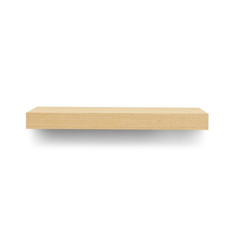 Balda Floating Shelf, Oak, 2'' H x 24'' W x 9'' D