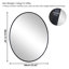 Oval Aluminum Frame Wall Mirror-785053910