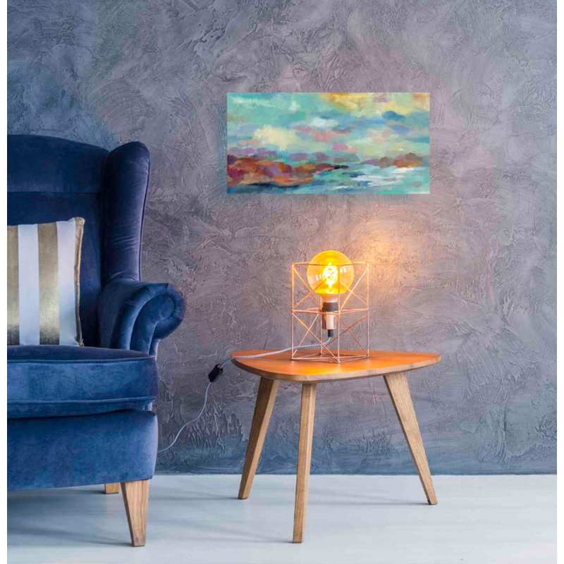 «Archipelago» par Silvia Vassileva, art mural sur toile, H 12 po x l 24 po x P 0,75 po