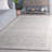 Tyshai Hand Tufted Wool Cotton Abstract Rug in Gray/Ivory-891433701