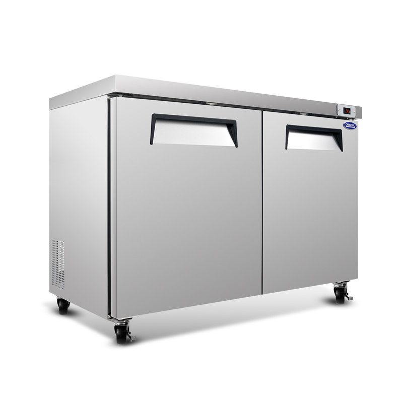 Fennel  60 Inch Undercounter Refrigerator, 18.5 Cu.Ft Two Door Fridge with Casters, ETL Listed