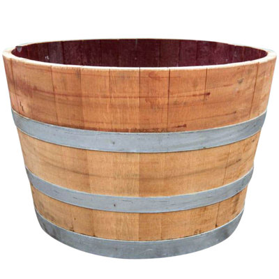 Base de table basse tonneau à vin laqué, P 26 po x H 17 po