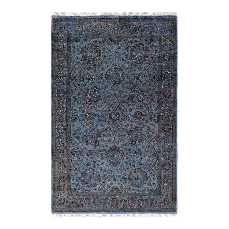 Tapis noué à la main Weirsky - unique en son genre - gris Weirsky