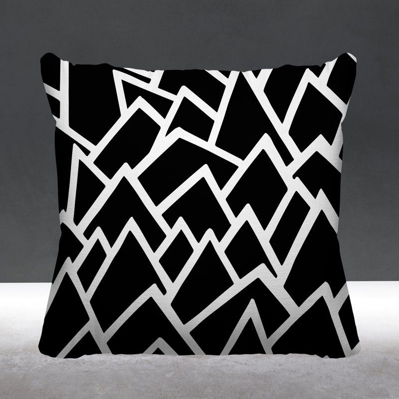 Coussin Speck, L 17 po x H 17 po, Noir