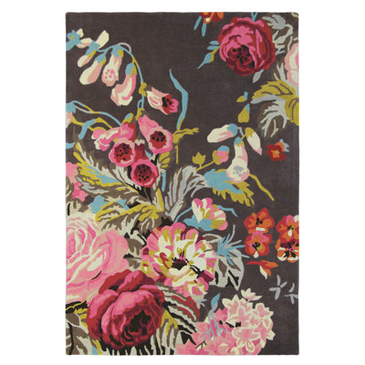 Wool Floral Area Rug