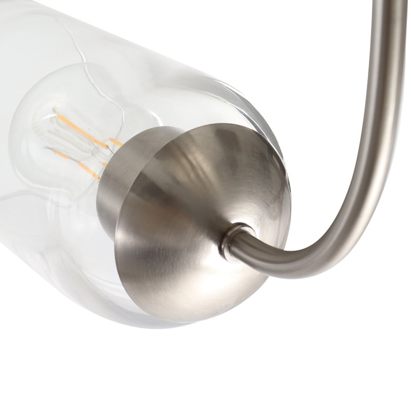 3-Light Dimmable Semi-Flush Mount Lighting