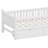 Kids Platform Bed Frame with Guardrail and Built-in Drawers-129063713