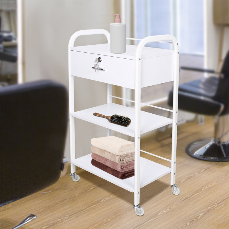 33.07'' H x 18.89'' W Utility Cart with Wheels