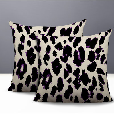 Kirk Zebra Print Indoor/Outdoor Reversible Pillow
