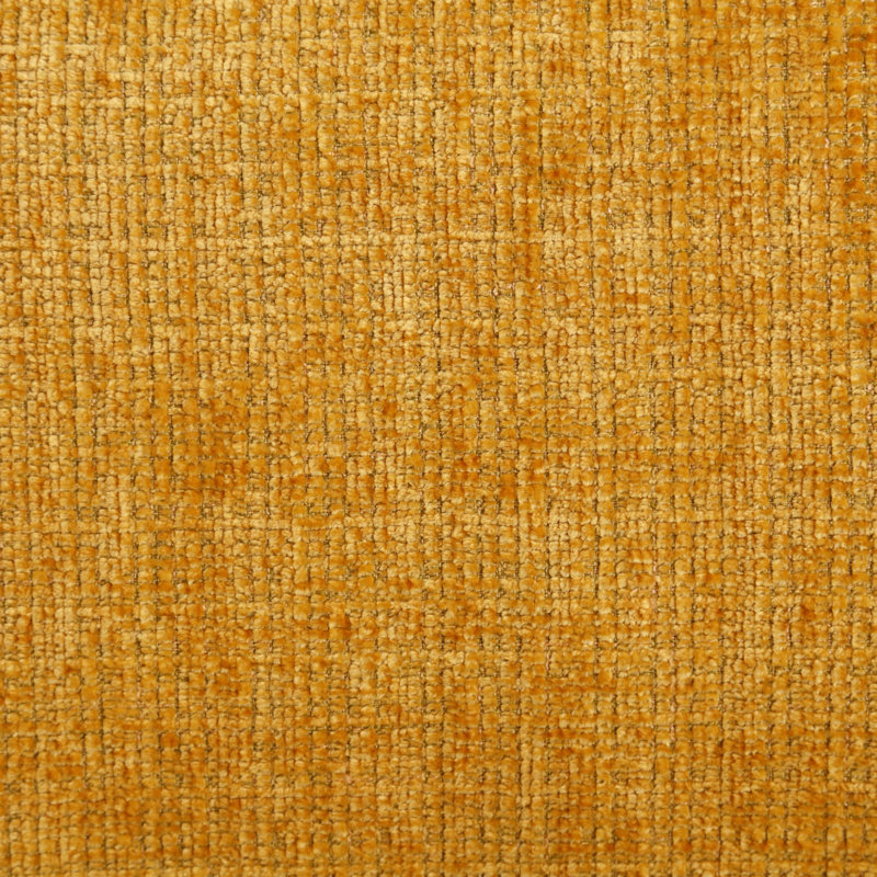 Canapé modulaire moderne en U en chenille, Chenille jaune