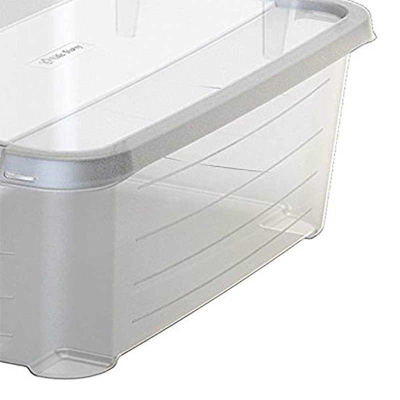 Stackable Closet Storage Box , Clear, 14