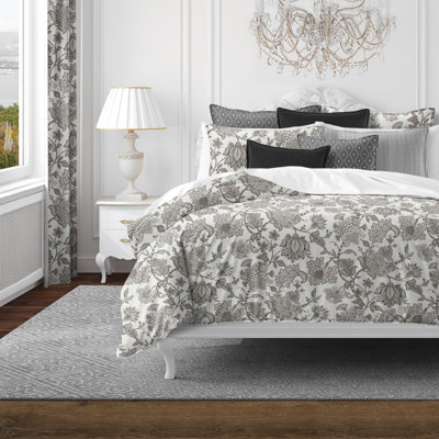 Bronte Ivory Cotton Duvet Cover Set