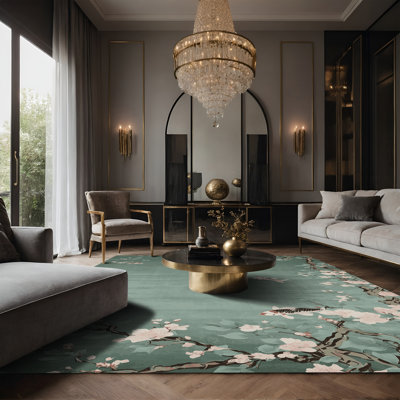 Silky Soft Plush Gray Area Rug