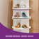 Freestanding 6 Tier 360°Rotating Shoe Rack Tower Revolving Lazy Susan Shoe Organizer Rack Round Spinning Shoe Display
