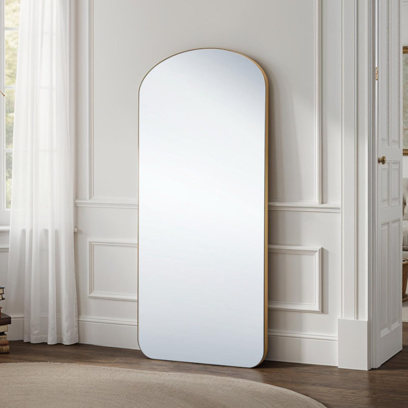 Soho Curved Arch Full Length Mirror, Gold , 170.18 cm H x 71.12 cm W  