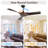 Kemp 52'' 3-Blade Standard Ceiling Fan with Remote Control，Black&Brown-814519572