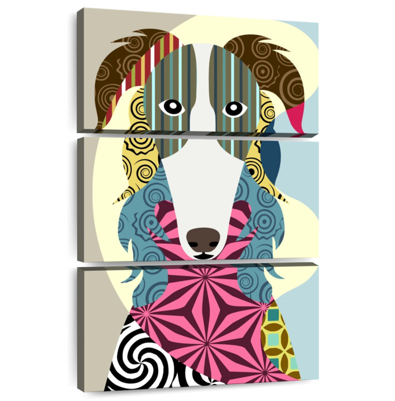 Brampt Borzoi Russian Wolfhound, 74" H x 48" W