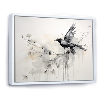 Minimalisme, oiseaux du paradis II sur toile