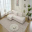 Wool Left Facing Sectional Sofa With Chaise-134643347-134643348