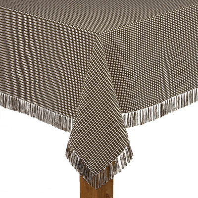 Chesnut Gingham 100% Cotton Tablecloth