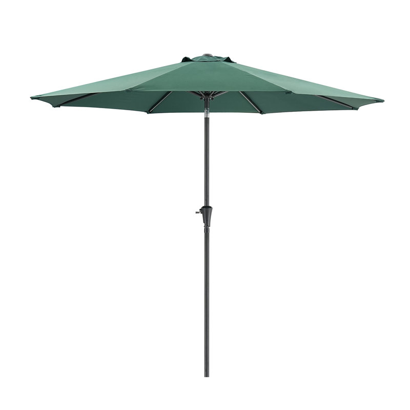 Parasol de marché 108 po Ruel, Vert, 9 pi