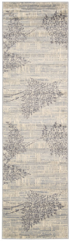 Hassie Performance Abstract Indoor Rug, Runner 2'3" x 8'