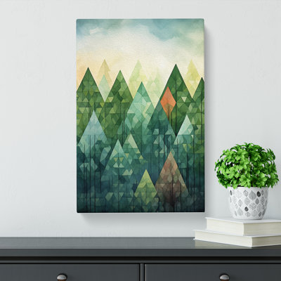 Spring Forest Geometric No.2 - Print