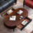 Solid Red Oak Coffee Table with Drawers