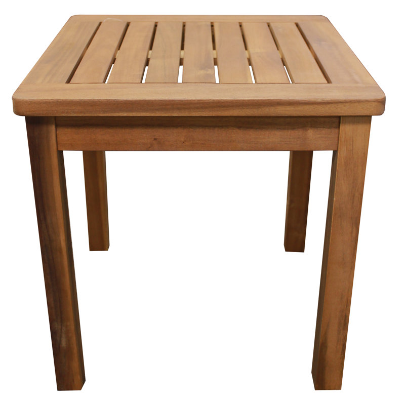 Table de bout en bois massif Borica