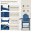 Chaise Adirondack en plastique Dutta-1763274198