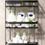 Étagère de rangement au-dessus de la toilette, organisateur de salle de bain à 3 niveaux au-dessus de la toilette, support et support pour tablette de toilette sans perçage, économiseur d'espace pour les petits espaces, tablette de rangement pour la maison