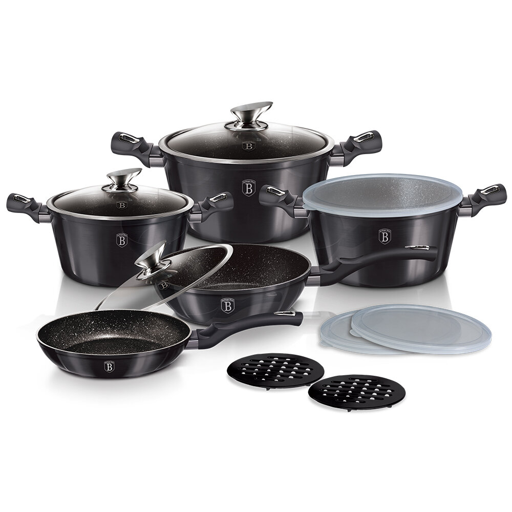 Berlinger Haus 13 - Piece Non-Stick Aluminum Cookware Set | Wayfair