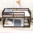 Twin Over Twin Bunk Bed With Versatile Storage And Ladder-1909560332