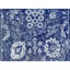 Tapis bleu en laine et soie noué à la main 9 pi x 12 pi 3 po A8E8D0F7AC0D456C8196FA4F766FA1C1 Yale