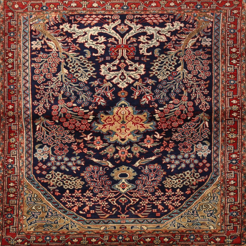 Illari Performance Oriental Indoor Rug, Round 5'