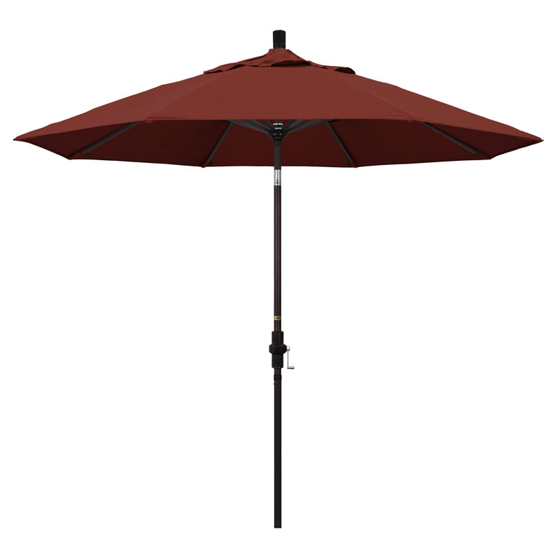 Parasol 9 'Market Sunbrella, Toile Toile Sunbrella® au henné