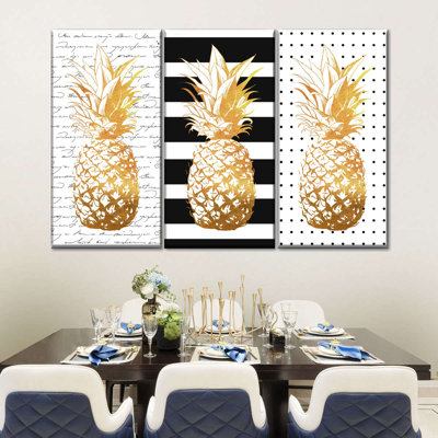 Pineapple Passion, reproduction d'art sur toile