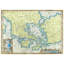«Lark Manor ™ Ortelius, Abraham, art sur toile tendue sous le titre: Carte de la Grèce 61542-600637642