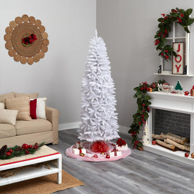 Home Imports Emporium White Artificial Christmas Tree Slim Style 995 Branches