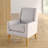 Samiya 72.39Cm Wide Polyester Armchair Mid Century modern accent chair Dimensions: 27. 50"D x 28. 50"W x 36. 50"H Some assembly required.-1441731599