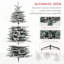 Arbre de Noël artificiel enneigé 6,5 pi