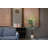 71" Artificial Faux Palm Tree in a Resin Planter | Fake  Palm Tree in a Modern Planter