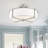 Charlieann Fabric Semi Flush Mount-19680552