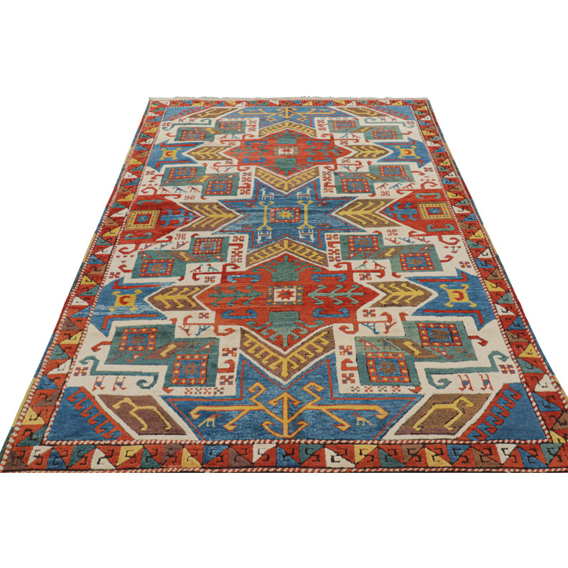 One-of-a-Kind 5'6”x8'1” Hand Knotted Area Rug