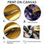 Ridgway, fleurs abstraites sur un sprial or et argent - Fleurs abstraites, art mural-2045209233-2045209234-2045209232