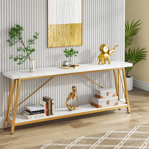 Wayfair | Way Day: Gold Console Tables You'll Love In 2023